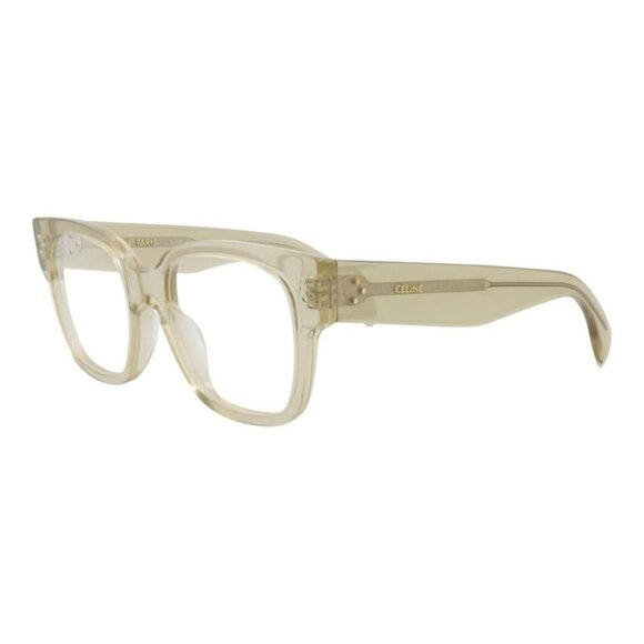 Celine Womens Square/Rectangle Green Green Transparent Fashion Designer Eyewear - Picture 1 of 4